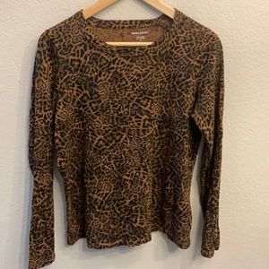 Banana republic animal print top